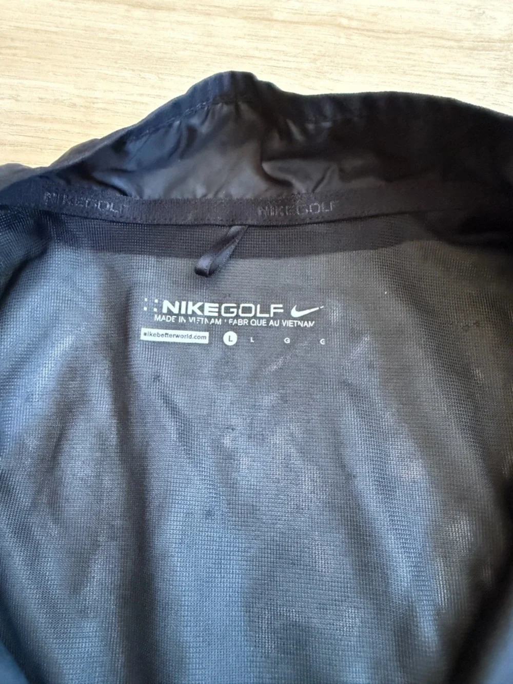 Nike Shield Windproof Full Zip Golf Jacket BAY HILL ARNOLD PALMER 726401 MENS L
